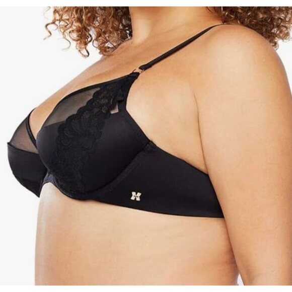 Savage X Women's Savage Not Sorry Microfiber & Lace Half Cup Bra Size 42DD New - Picture 2 of 10